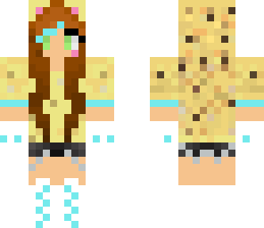 cute blue ocelot girl