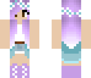 mint purple haired edit