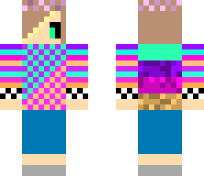 colorful girl