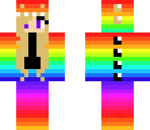 rainbow dino girl