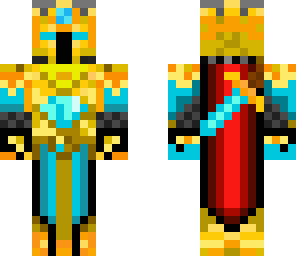 diamond and gold knight