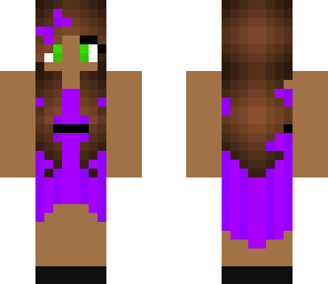 purple dress