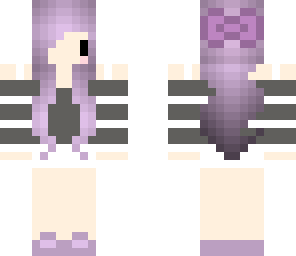 lilac hair chibi