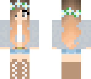 ombre springtime girl
