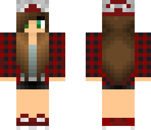 red flannel girl