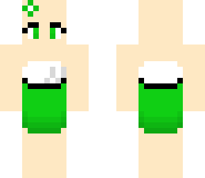 green summer dress base
