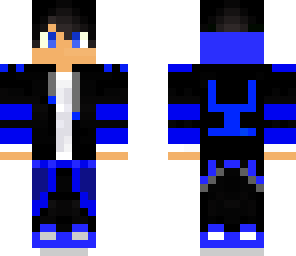 cool dude skin blue