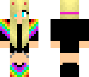 rainbow girl