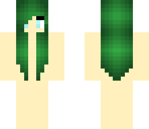 green hair skin base