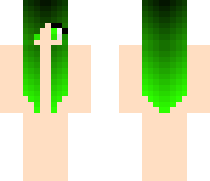 green hair