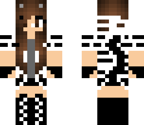 zebra fighter girl edited with chains