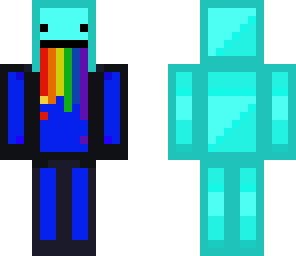 lapis block with diamond head barfing