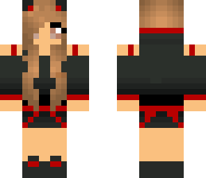 red and black girl