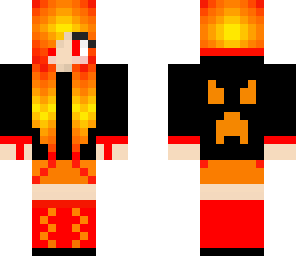 fire gamer girl