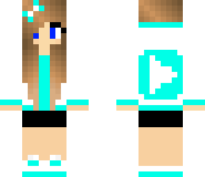 blue youtube girl