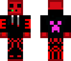 red slime with pink creeper hood