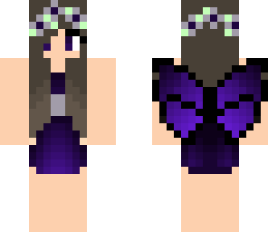 purple and brown fairy
