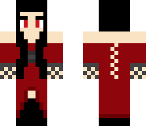 vampire with dress