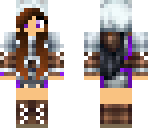 purple assassin girl