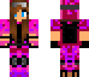 pink camo girl