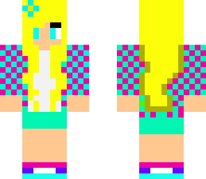 pink blue