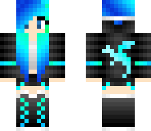 edited ice dragon girl