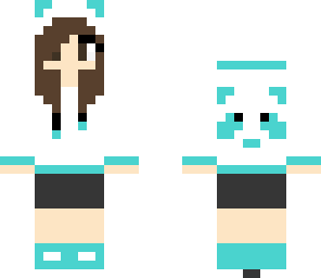 edited panda girl