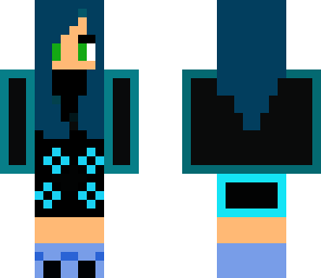 crystal ice blue girl