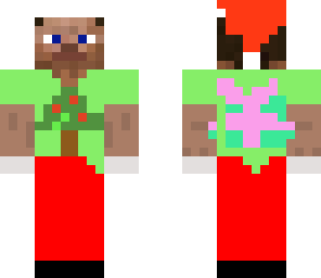 steve como ayudante de santa