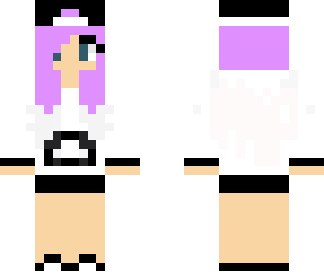 girl with purple hair