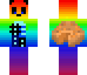 fatwabbyyyy101 rainbow panda skin