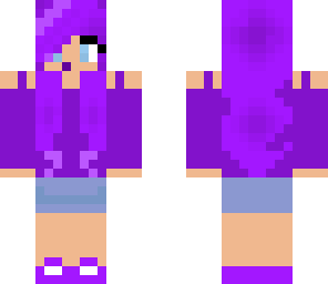 purple girl gamer