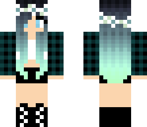 cute cyan goth