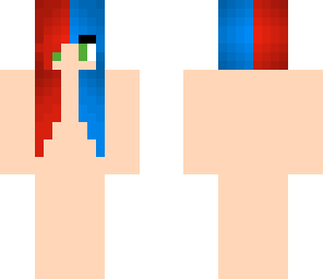 red and blue hair base