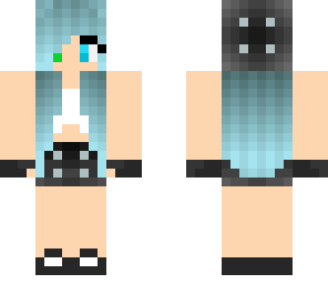 cute blue girl