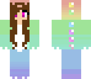 mustache dino girl