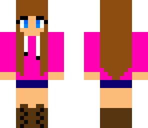 cute pink sweater girl
