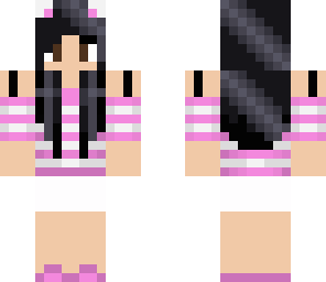 pink cat girl