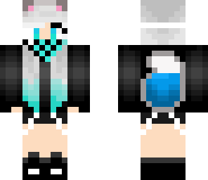 blue wolf girl
