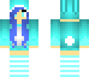 kawaii blue bunny 