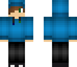 boy cyan hoodie