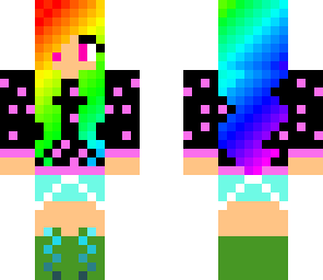 rainbow girl