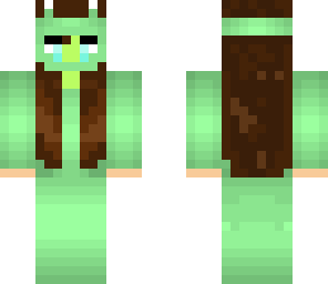 hair and face paint slug costume