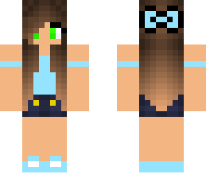 cute blue girl
