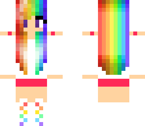rainbow girl