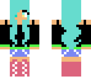 blue gamer girl