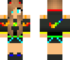 rainbow nike girl