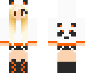 orange panda girl