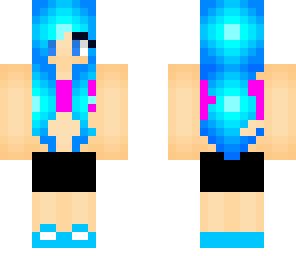 blue girl