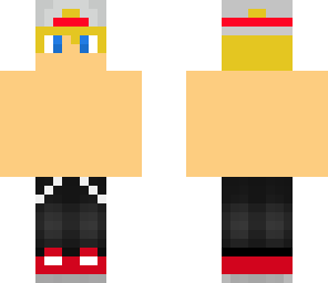 shirtless blond gamer guy